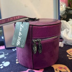 Lux de Ville fuschia mini tote💗